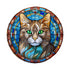 Cat Tabby Glass Suncatcher Worktop Saver